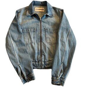 Rare 🔥 ZARA X RHUIGI Denim Jacket Size Medium EXCELLENT CONDITION RHUDE